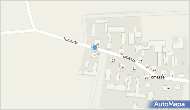 Tomasze, Tomasze, 27, mapa Tomasze