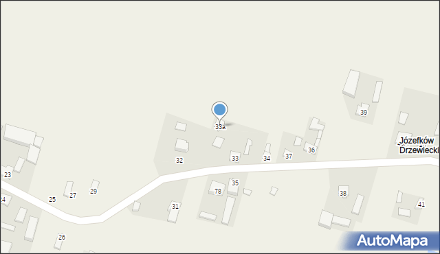 Tomaszew, Tomaszew, 33a, mapa Tomaszew