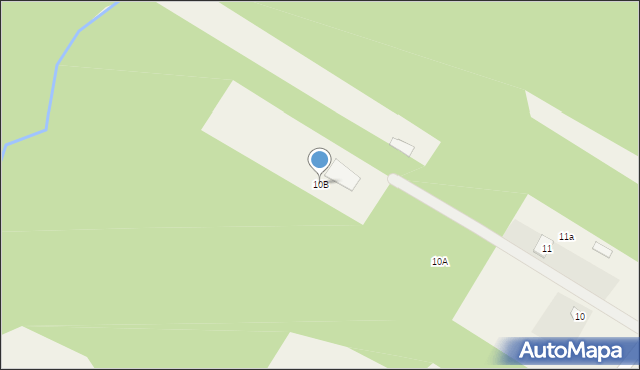 Tomaszewo, Tomaszewo, 10B, mapa Tomaszewo