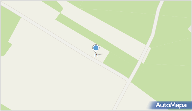 Tomaszewo, Tomaszewo, 13, mapa Tomaszewo