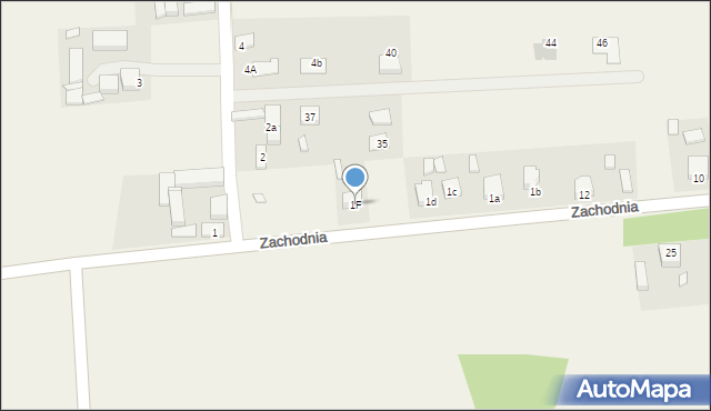 Tomaszewo, Tomaszewo, 1F, mapa Tomaszewo