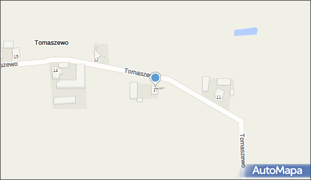 Tomaszewo, Tomaszewo, 17, mapa Tomaszewo