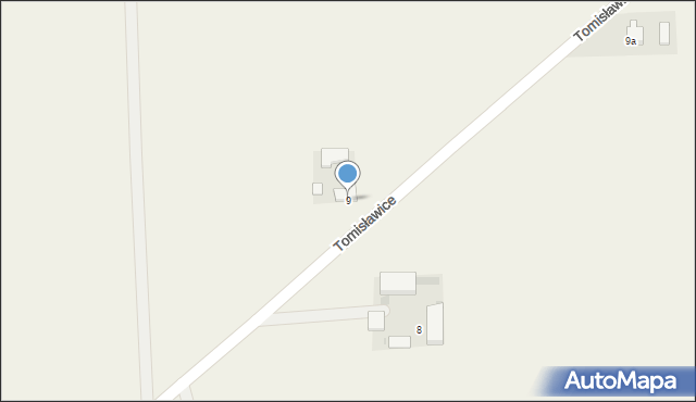 Tomaszewo, Tomaszewo, 9, mapa Tomaszewo