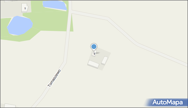 Tomaszewo, Tomaszewo, 8, mapa Tomaszewo