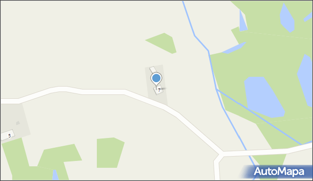 Tomaszewo, Tomaszewo, 7a, mapa Tomaszewo