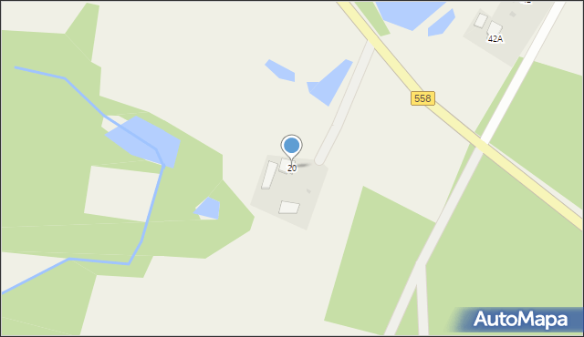 Tomaszewo, Tomaszewo, 20, mapa Tomaszewo