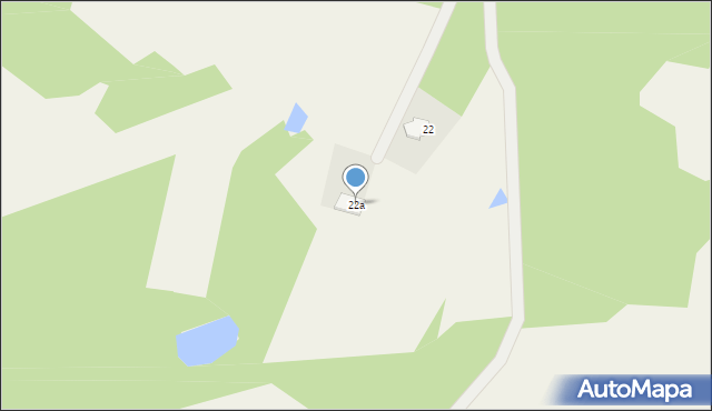 Tomaszewo, Tomaszewo, 22a, mapa Tomaszewo