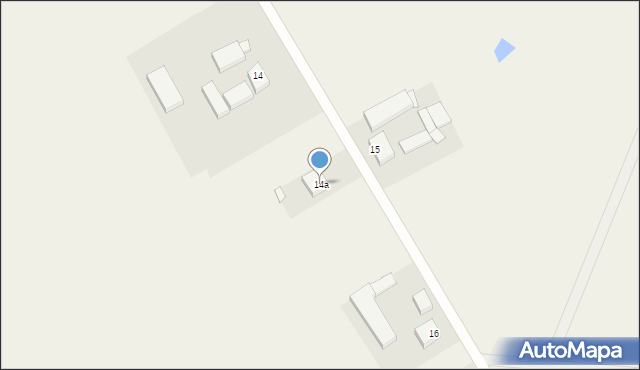 Tomaszewo, Tomaszewo, 14a, mapa Tomaszewo