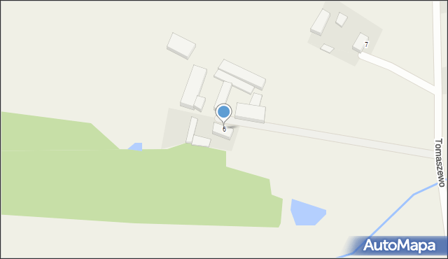 Tomaszewo, Tomaszewo, 6, mapa Tomaszewo