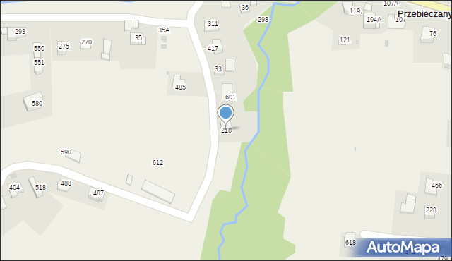 Tomaszkowice, Tomaszkowice, 218, mapa Tomaszkowice