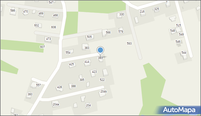 Tomaszkowice, Tomaszkowice, 393, mapa Tomaszkowice