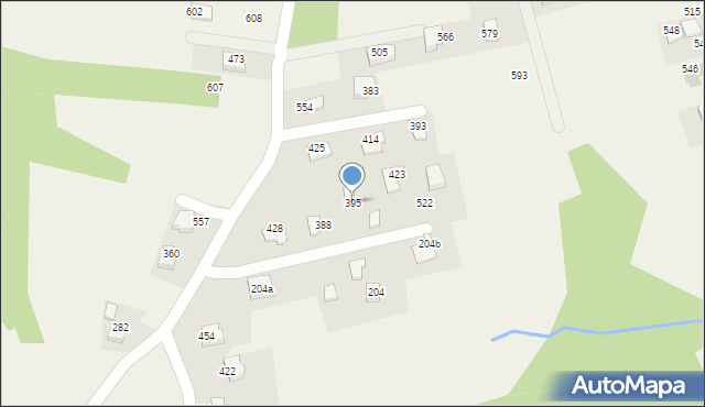 Tomaszkowice, Tomaszkowice, 395, mapa Tomaszkowice
