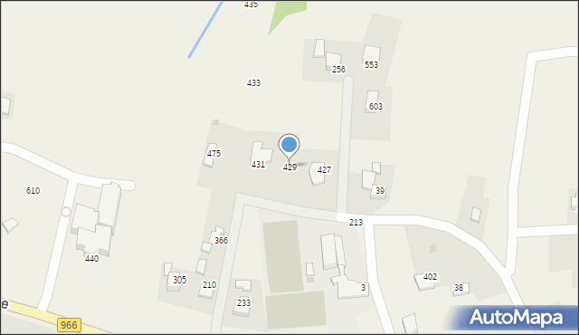 Tomaszkowice, Tomaszkowice, 429, mapa Tomaszkowice