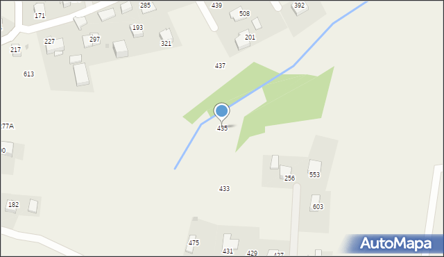 Tomaszkowice, Tomaszkowice, 435, mapa Tomaszkowice