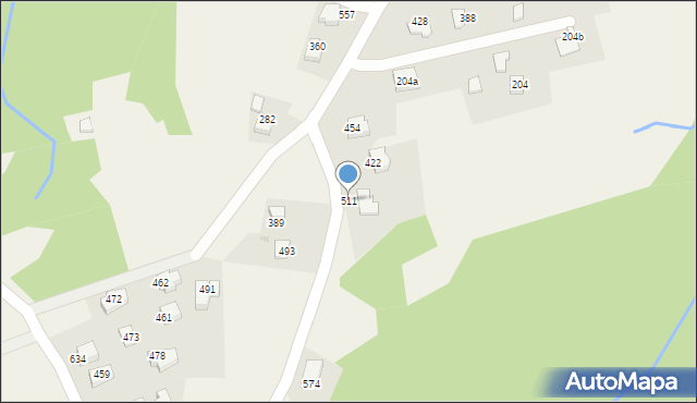 Tomaszkowice, Tomaszkowice, 511, mapa Tomaszkowice