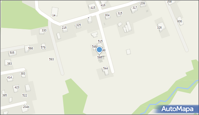 Tomaszkowice, Tomaszkowice, 546, mapa Tomaszkowice