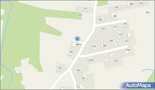 Tomaszkowice, Tomaszkowice, 557, mapa Tomaszkowice
