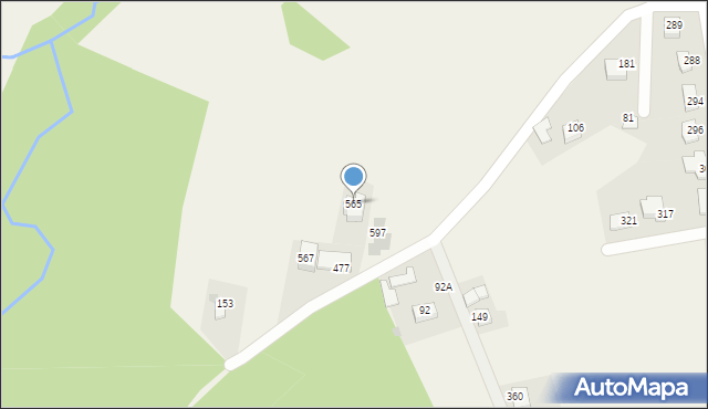 Tomaszkowice, Tomaszkowice, 565, mapa Tomaszkowice