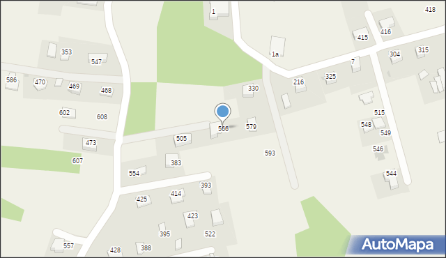 Tomaszkowice, Tomaszkowice, 566, mapa Tomaszkowice