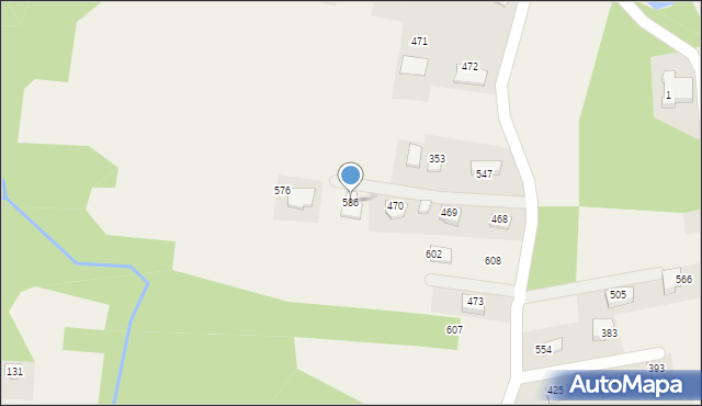 Tomaszkowice, Tomaszkowice, 586, mapa Tomaszkowice