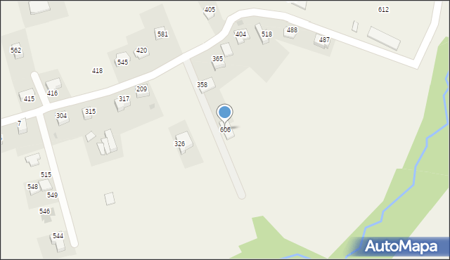 Tomaszkowice, Tomaszkowice, 606, mapa Tomaszkowice