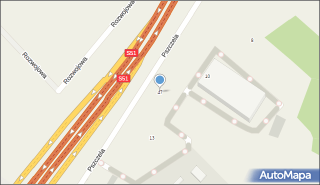 Tomaszkowo, Tomaszkowo, 47, mapa Tomaszkowo