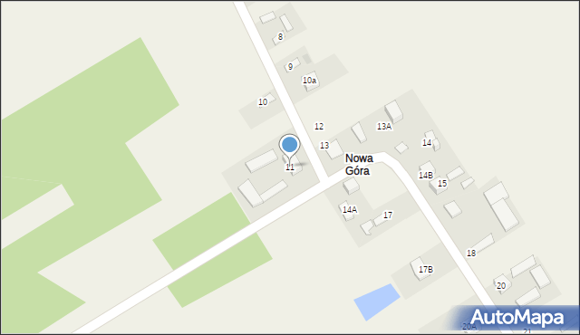 Tomaszów, Tomaszów, 11, mapa Tomaszów