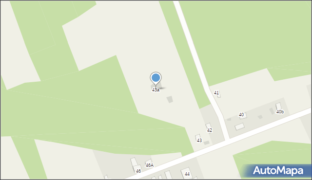 Tomaszów, Tomaszów, 43a, mapa Tomaszów