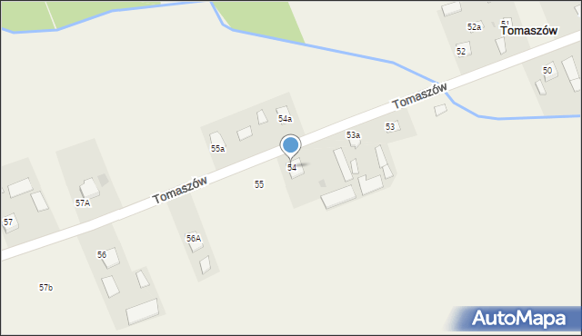 Tomaszów, Tomaszów, 54, mapa Tomaszów