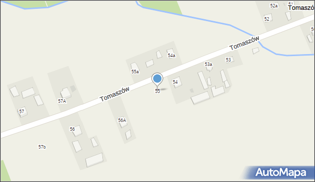 Tomaszów, Tomaszów, 55, mapa Tomaszów