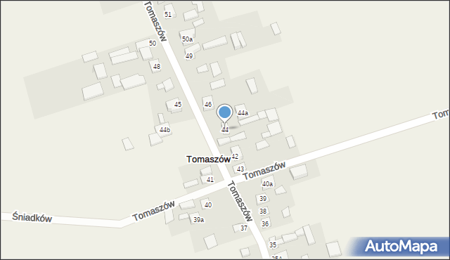 Tomaszów, Tomaszów, 44, mapa Tomaszów