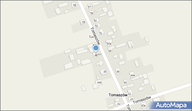 Tomaszów, Tomaszów, 48, mapa Tomaszów