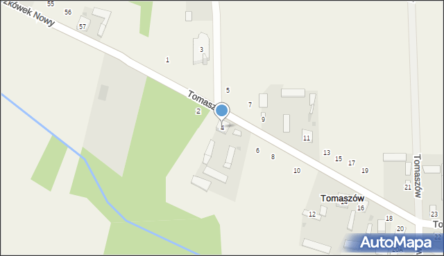 Tomaszów, Tomaszów, 4, mapa Tomaszów