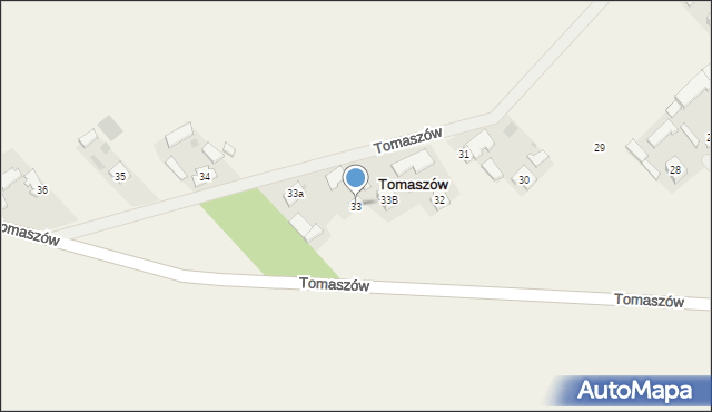 Tomaszów, Tomaszów, 33, mapa Tomaszów