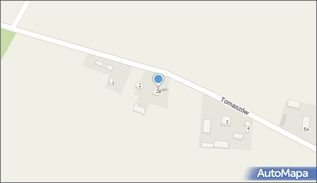 Tomaszów, Tomaszów, 2a, mapa Tomaszów