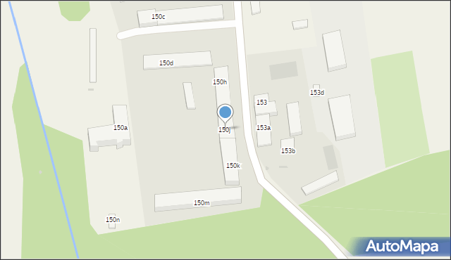 Tomaszów Bolesławiecki, Tomaszów Bolesławiecki, 150j, mapa Tomaszów Bolesławiecki