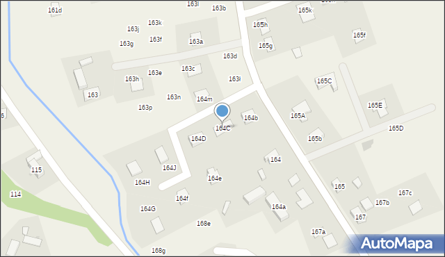 Tomaszów Bolesławiecki, Tomaszów Bolesławiecki, 164C, mapa Tomaszów Bolesławiecki