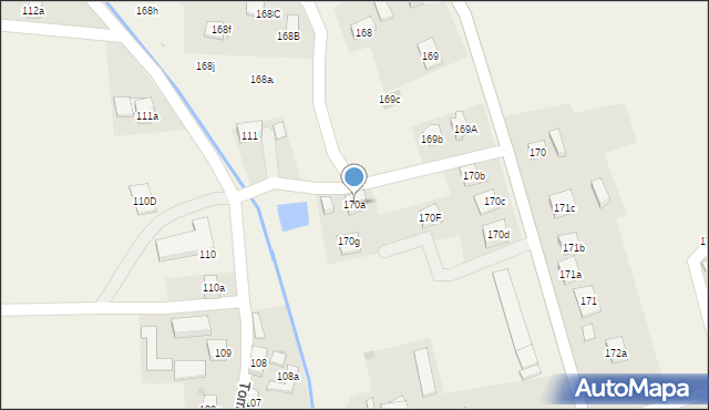 Tomaszów Bolesławiecki, Tomaszów Bolesławiecki, 170a, mapa Tomaszów Bolesławiecki