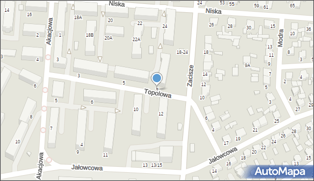 Tomaszów Mazowiecki, Topolowa, 7, mapa Tomaszów Mazowiecki