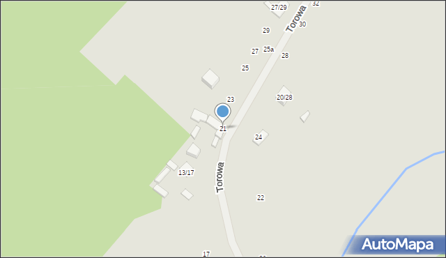 Tomaszów Mazowiecki, Torowa, 21, mapa Tomaszów Mazowiecki