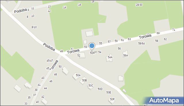 Tomaszów Mazowiecki, Torowa, 52A, mapa Tomaszów Mazowiecki
