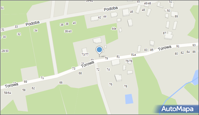 Tomaszów Mazowiecki, Torowa, 79/81, mapa Tomaszów Mazowiecki