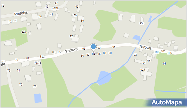 Tomaszów Mazowiecki, Torowa, 84, mapa Tomaszów Mazowiecki