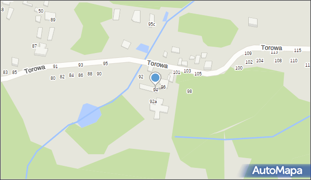 Tomaszów Mazowiecki, Torowa, 94, mapa Tomaszów Mazowiecki