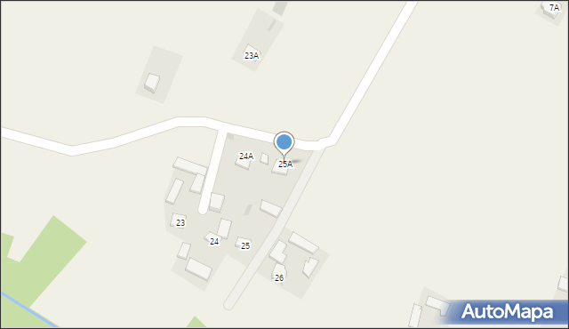 Tomaszowice, Tomaszowice, 25A, mapa Tomaszowice