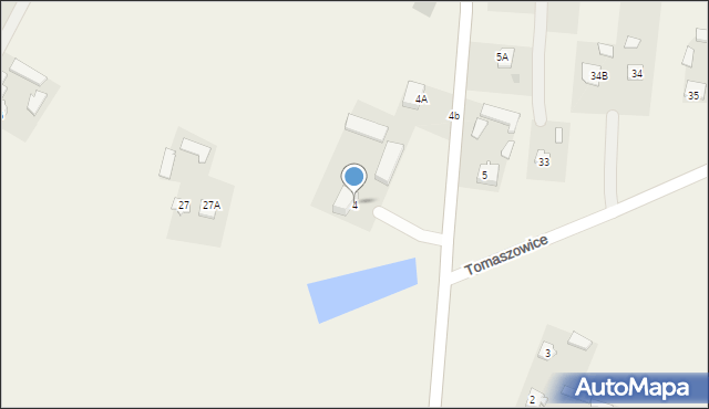 Tomaszowice, Tomaszowice, 4, mapa Tomaszowice