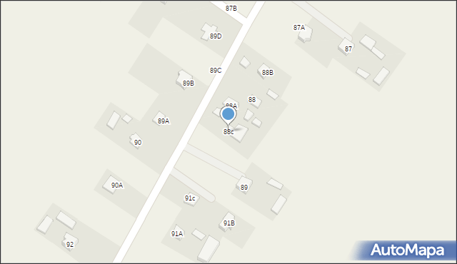 Tomaszowice, Tomaszowice, 88c, mapa Tomaszowice