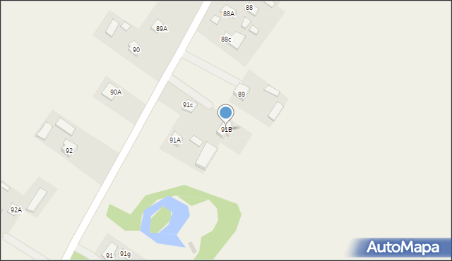 Tomaszowice, Tomaszowice, 91B, mapa Tomaszowice