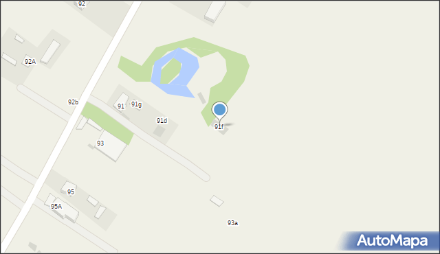 Tomaszowice, Tomaszowice, 91f, mapa Tomaszowice