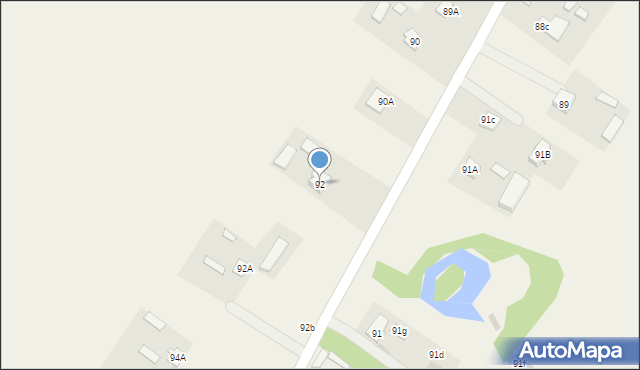 Tomaszowice, Tomaszowice, 92, mapa Tomaszowice